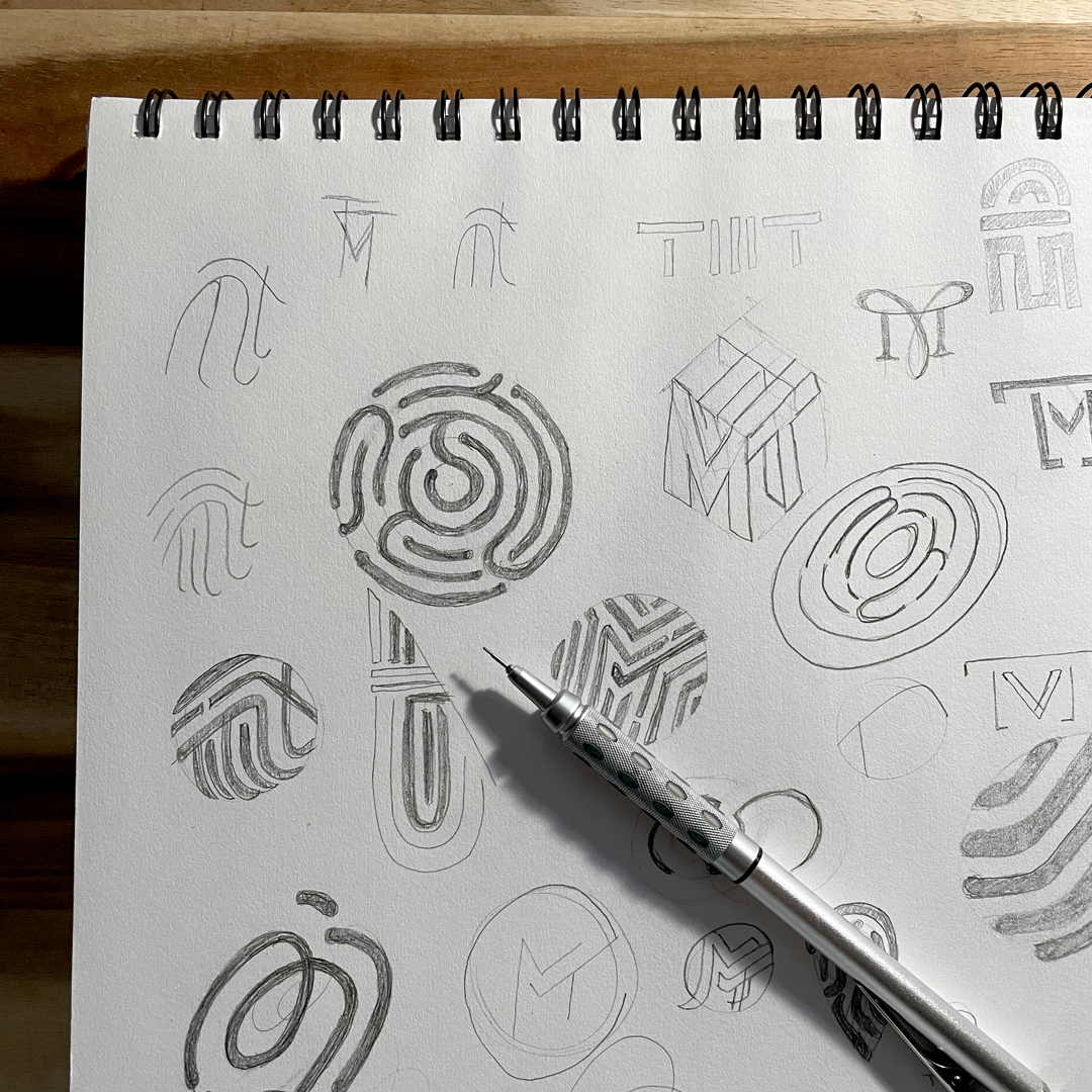 Logo design sketches