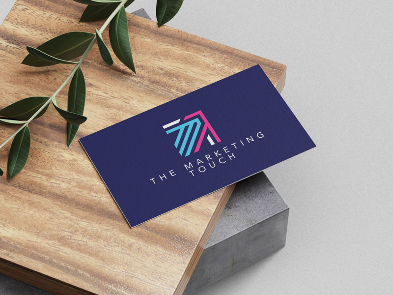 Business card design for The Marketing Touch